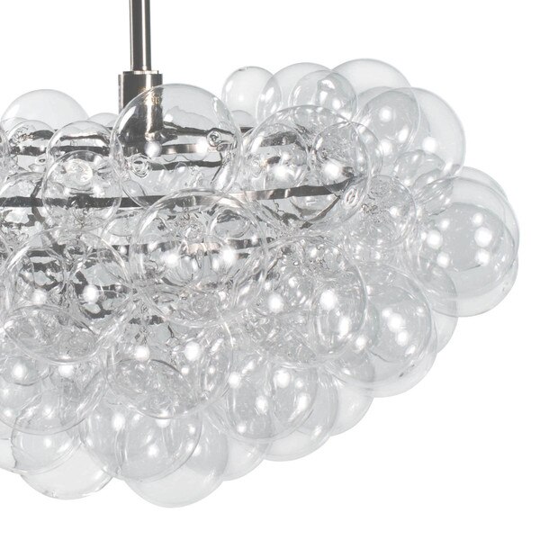 Polished nickel Regina Andrew Bubbles Chandelier